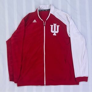 Men’s Adidas Indiana University ON-COURT Player Warmup Jacket (Size XXL)